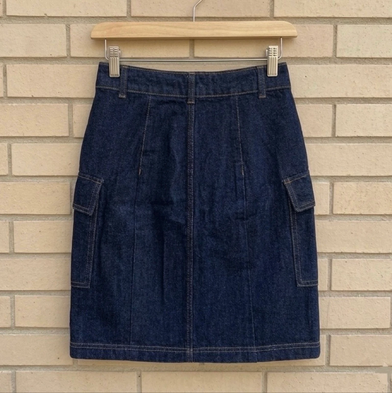 Blauwe jeansminirok – photo 3
